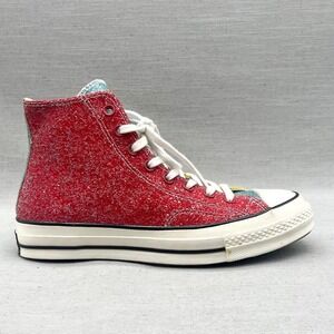Converse JW Anderson‎ Womens 10 Chuck 70 Hi All Star Glitter Pack Yellow Red